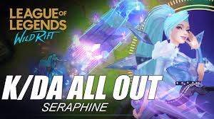 K/DA All Out Seraphine Skin Spotlight - WILD RIFT - YouTube