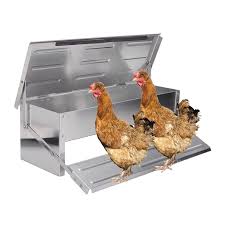 Amazon.Com : Automatic Chicken Treadle Feeder, 27 Lb Large Galvanized Steel  Poultry Feeder, Outdoor Use, No Waste, 10 Chickens For 11 Days, Metal  Chicken Feeder Kit Suits Duck, Bantams, Pheasants : Patio, Lawn & Garden