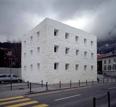1995 1999 Das Gelbe Haus Valerio Olgiati Architektur Gelbe Hauser Architektur Heute