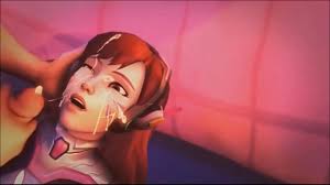 Overwatch D.Va Blowjob and Facial - XAnimu.com