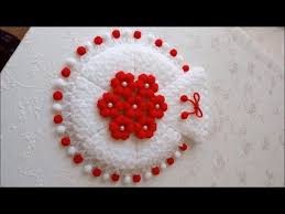 Ponponlu Kese Lif Yapimi Yagmur Damlasi Orgulerim Youtube Coloring Book Art Crochet Floral Rings