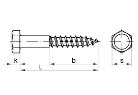 Din 933 sechskantschraube mit schlitz. Holzschraube Din 571 M10 Edelstahl A2 0 62