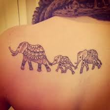 Three Elephant Tattoo Tattoos For Daughters Tattoos For Kids Trendy Tattoos
