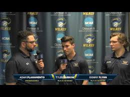 Barrow and Flynn Discuss Wilkes Men's Ice Hockey National Awards