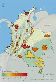 Not columbia, with a 'u'. Deforestation In Colombian Protected Areas Increased During Post Conflict Periods Scientific Reports