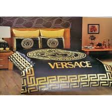 Versace Medusa Satin Bed Sheet Set Bettwasche Bett Versace