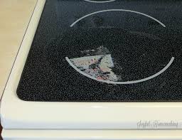 For removing melted plastic or foil on cooktop coil burners or oven elements please follow the directions below: How To Get Melted Plastic Off Of A Glass Stovetop Joyful Homemaking