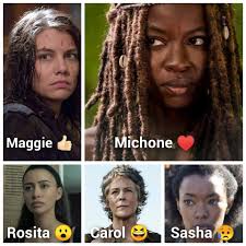 Battle of warriors. I know it's a difficult poll, but who was the bravest  in your opinion #TheWalkingDead