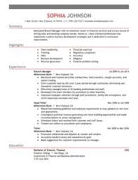 bank operations manager resume india