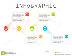 Business Info Graphic Time Line Process Chart Step By Step
