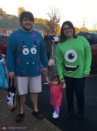 Diy boo from monster inc costume. Easy Diy Monsters Inc Family Costume