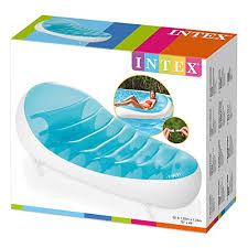 Intex 56869eu Tumbona Hinchable Ergonmica Con Posavasos Hinchable Tumbonas Piscinas