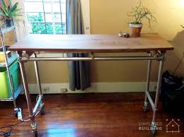 Rolling Standing Desk Diy Standing Desk Diy Standing Desk Plans Diy Table