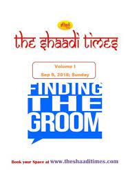 The Shaadi Times Finding Groom By Social Theshaaditimes Issuu