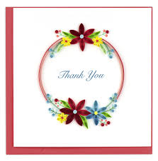 Traditional thank you cards never go out of fashion. Wreath Thank You Card Paper Greeting Cards Efp Osteology Org