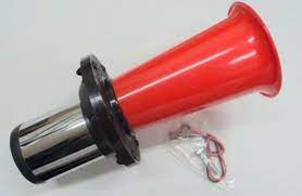 Red Oogah Horn Klaxon Vintage Style Sound Old Car Truck Style Loud Street Rod Gearhead Old Cars Cars Trucks Old Fashioned Cars