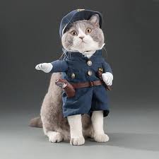 Cat Police Costume Cat Outfits Pets Pet Costumes Cat Clothes