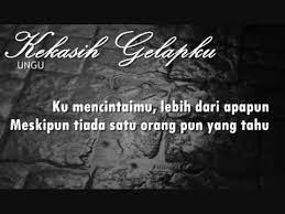 Original song by ungu cipt. Kekasih Gelapku Ungu Mv Lirik Youtube
