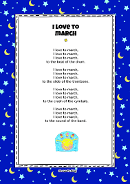 Download royalty free crash sound effects and stock audio with mp3 and wav clips available from videvo. I Love To March Song Free Video Song Lyrics Activities