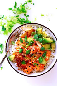 Salmon Poke Bowl Little Vienna Recipe Salmon Poke Poke Bowl Recipe Salmon Recipes