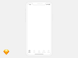 Download Free Iphone X Wireframe Template Wireframe Template Wireframe Free Iphone