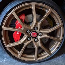 How much to powder coat wheels reddit. Been Looking For A Bronze Wheel To Mount On My Black Fk8 But Couldn T Really Find One I Liked So I Ve Decided To Powder Coat The Factory Rims The Wheel Pictured Isn T