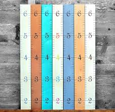 outlet growth chart art wooden ruler growth chart for kids