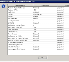 Asa 5520 Licenses Cisco Community
