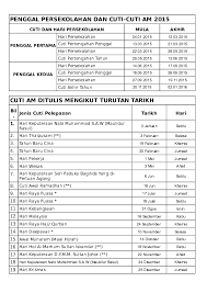 3 hari cuti penuh dengan assignment. Doc Penggal Persekolahan Dan Cuti Cuti Am 2015 Penggal Kedua Cuti Am Ditulis Mengikut Turutan Tarikh Ahmad Ghazali Academia Edu