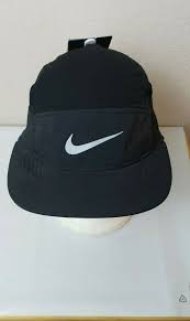 Nike Womens Run Zip Aw84 Dri Fit Running Hat Black Cap Front Swoosh New W Tags Nike Hat Running Hats Nike Women Black Cap