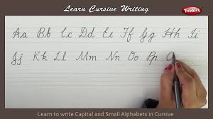 Then connect two cursive b's, and end with an attached cursive y. Cursive Writing Writing Capital And Small Alphabets In Cursive Alphabets In Cursive Letters Youtube