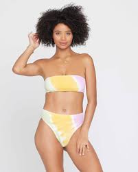 It's ideal for everything from beach days to summer picnics. L Space Tie Dye Beach Wave Bikini Top