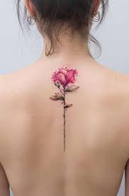 If spine tattoos are your cup of tea then you should take a look at this collection. Pretty Rose Script Quote Spine Tattoo Ideas For Women Www Mybodiart Com Tattoos For Women Flowers Spine Tattoos For Women Flower Spine Tattoos
