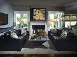 Hgtv Dream Home Living Rooms Leather Sofa Living Room Leather Sofa Living Living Room Leather