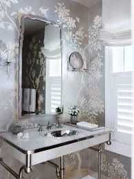 A powder room vanity isn't an unheard option, as long as there is the space for it. 21 Powder Room Ideas Beautiful Powder Room Decor