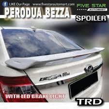 Perodua bezza atau sebelum ini dikenali sebagai perodua sedan ditawarkan dalam lima varian berbeza dengan dua pilihan enjin iaitu 1.0l dan 1.3l. Trd Spoiler Auto Accessories Carousell Malaysia