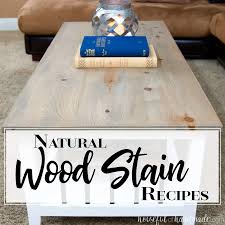 Wooden coffee table stain removal guide (8). Homemade Natural Wood Stain Houseful Of Handmade