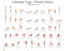A4 Printable Yoga Poster Hatha Yoga Asanas Educational Poster With Yoga Postures Sanskrit With English Translation Ashtanga Yoga Primary Series Ashtanga Ashtanga Primary Series