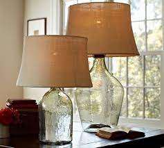Glass Table Lamps Illuminate Your Room With Classy Style Clift Glass Table Lamp Base Pottery Barn Table Lamps Living Room Table Lamp Lamps Living Room