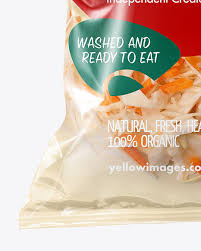 Download Plastic Bag With Coleslaw Kit Mockup In Bag Sack Mockups On Yellow Images Object Mockups