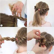 Twisted Crown Ballerina Bun Tutorial For Little Girls Modele Coiffure Coiffure Mariage Enfant Coiffures Faciles Petite Fille