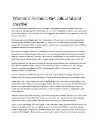 Womens Fashion Get Colourful And Creative By Gene Inoue Issuu