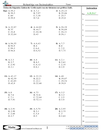 71 kb hier auch als pdf. Arbeitsblatter Zu Dezimalzahlen