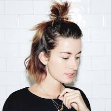 You might recognize it as one our mom has worn it in a few to see your own photo recreations of this style featured in our cgh app, please feel free to tag your photos on instagram with: Half Up Half Down Bun Short Hair Styles Hair Styles Messy Hairstyles