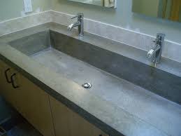 Charming double trough sink for best bathroom sink design. Verdicrete Concrete Sink Gallery