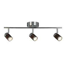 Eglo Brews 24 In 18 Watt Chrome Semi Flush Mount Led Fixed Track 204014a The Home Depot