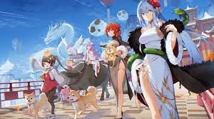 Azur lane (碧蓝航线) is a chinese mobile game developed by manjuu and yongshi, published by bilibili for both ios and android. Azur Lane Spring Festival 2021 Event Pv Youtube