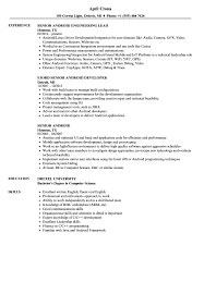 senior android resume samples velvet jobs