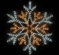 Amazon.com: Wintergreen Lighting 28" LED Snowflake Hanging ...