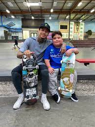 More images for nyjah huston young » Nyjah Huston On Twitter Young Jaydon Thanks For Making Me Your Wish Lil Bro Had The Best Time Yesterday Keep Up The Shredding My Guy Makeawish Https T Co Fxhzxau3rm